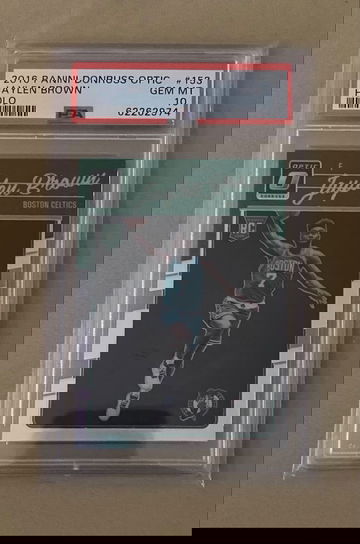 2016 Panini Jaylen Brown rookie Holo silver PSA10 