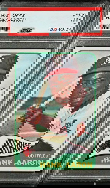 1965 Topps Hank Aaron #170 PSA 7 (NM)