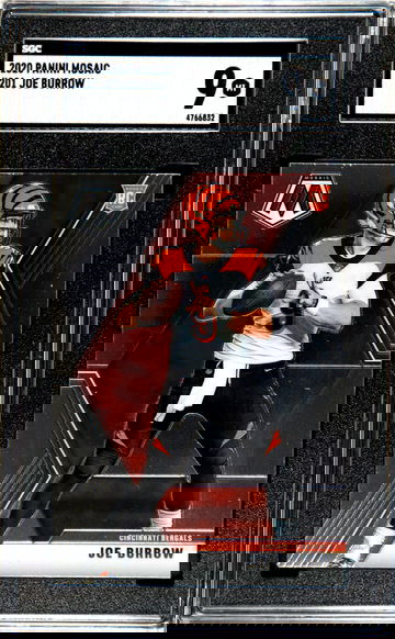 2020 Panini Mosaic Joe Burrow SGC 9