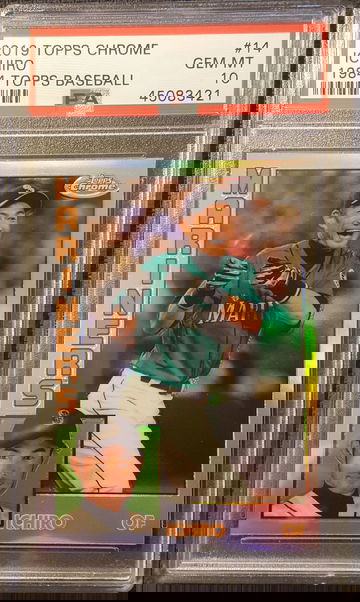 2019 Topps Chrome Ichiro PSA 10