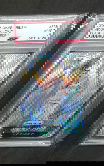 2015 Nikola Jokic Prizm Flash rc PSA 9