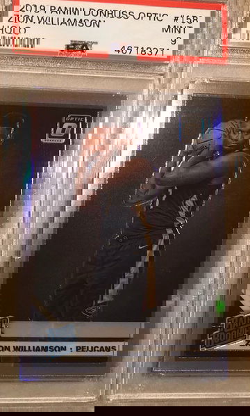 2019-20 Zion Williamson optic holo Psa 9 