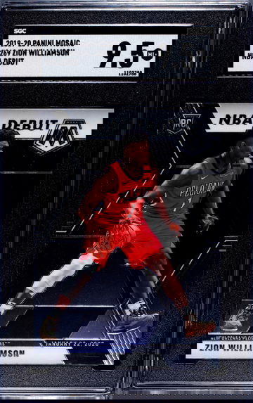 Zion Williamson 2019-20 Panini Mosaic Rookie Debut #269 SGC 9.5