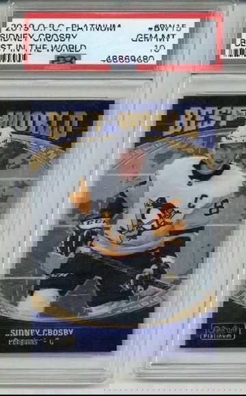 2019 OPC O-PEE-CHEE BEST IN THE WORLD SIDNEY CROSBY PENGUINS PSA 10 LOW POP