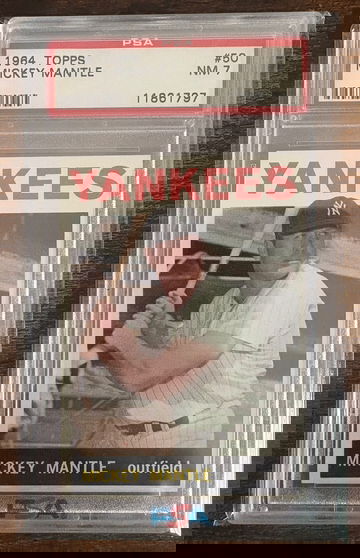 1964 Topps Mickey Mantle #50 PSA 7