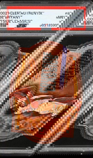 Kobe Bryant 2002 Fleer Authentix Courtside Classics Die-Cut PSA 9