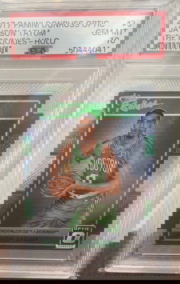 2017 Optic Jayson Tatum The Rookies Holo PSA 10