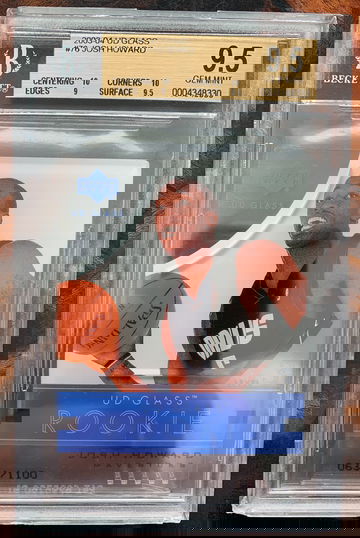 2003-04 UD Glass Josh Howard 0634/1100 BGS 9.5 Gem Mint