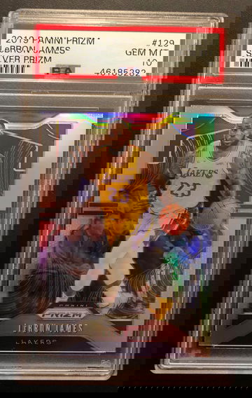 LeBron James 2019 Panini Silver Prizm Gem Mt 10