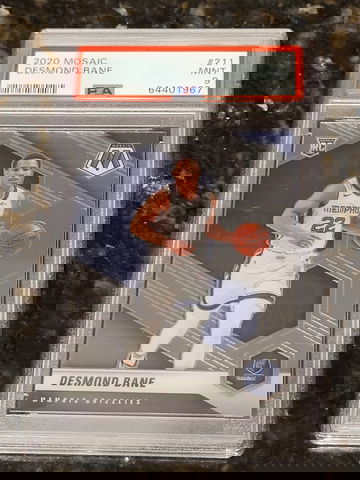 2020-21 Mosaic Desmond Bane #211 Variation PSA 9 MINT