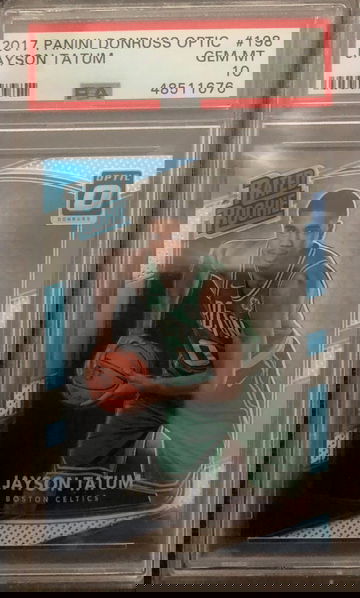 2017 Panini Donruss Optic Jayson Tatum RC PSA 10
