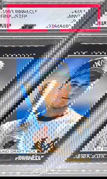 1993 Pinnacle #457 Derek Jeter PSA 9