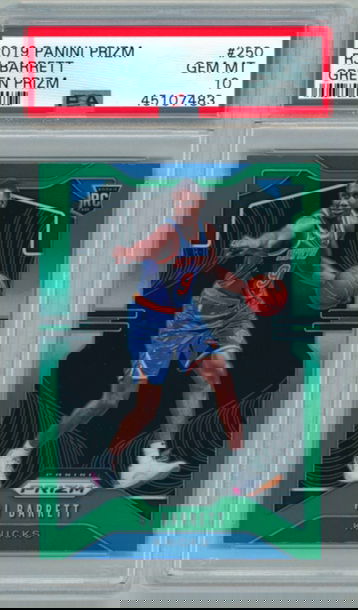 RJ Barrett 2019 Prizm Green Prizm