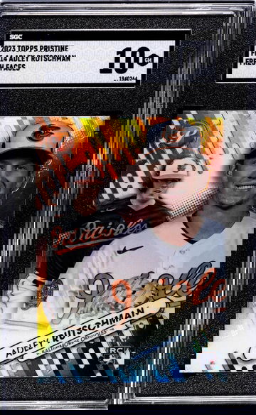 2023 Topps Pristine Fresh Faces Adley Rutschman #FF-14 RC SGC 10