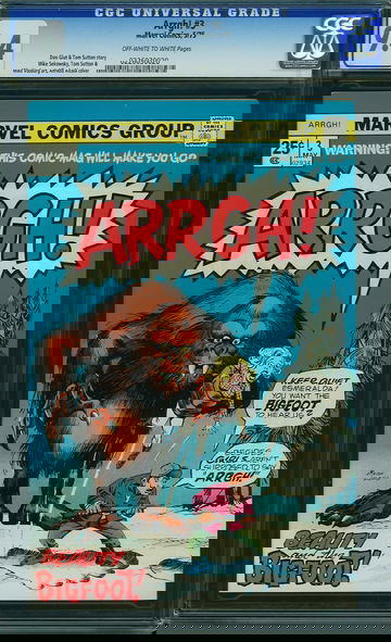 ARRGH! #3, CGC 9.4 NM