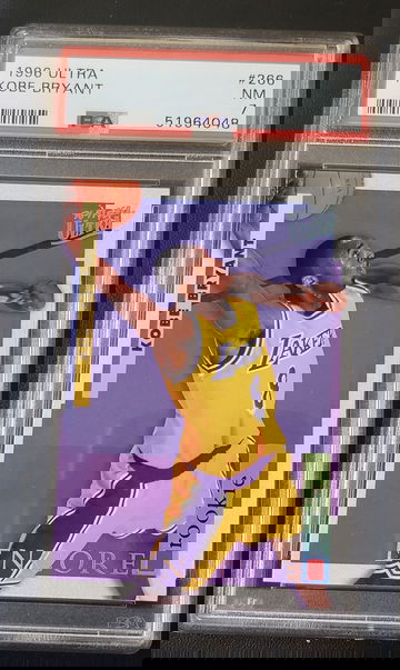 1996-97 Fleer Ultra #266 Kobe Bryant RC PSA 7 NM