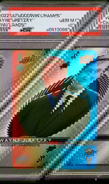 2022 Upper Deck Goodwin Champions Wayne Gretzky Playing Cards PSA 10 [MS-1A.1]