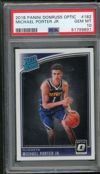2018 Optic Michael Porter Jr PSA 10 