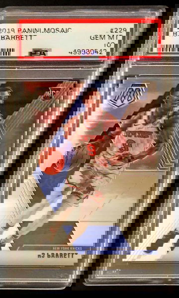 2019-20 Panini Mosaic RJ Barrett #229 RC Rookie - PSA 10 Gem! Knicks