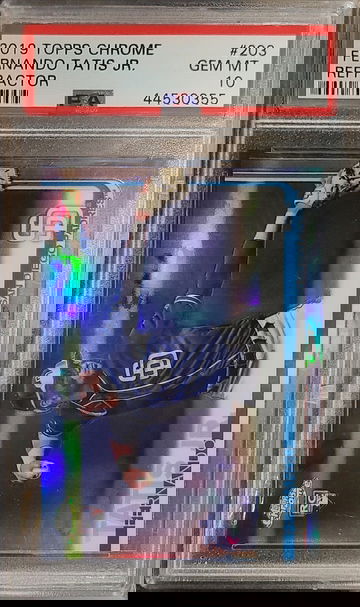 Fernando Tatis Jr Topps Chrome Refractor PSA 10