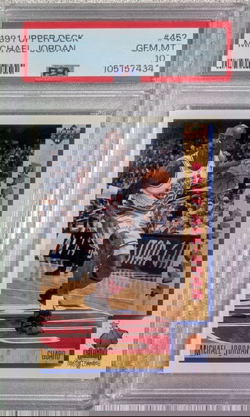 1991 Upper Deck #452 Michael Jordan PSA 10