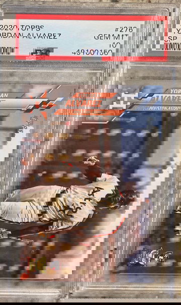 2020 Topps Series 2 Yordan Alvarez SP PSA 10