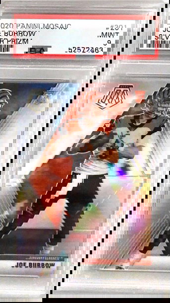 2020 Joe Burrow Mosaic Silver PSA 9