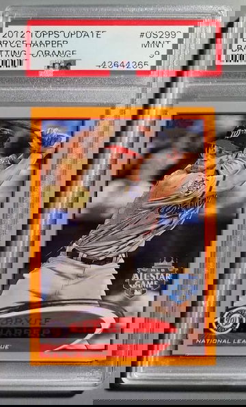 2012 Topps Update Factory Set Orange Bryce Harper RC PSA 9