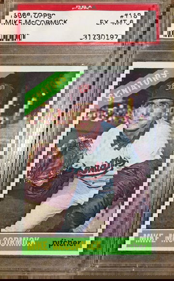 1966 Topps Mike McCormick PSA 6 #118 Senators 