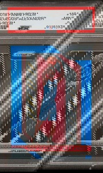 Shai Gilgeous Alexander Blue Prizm PSA 9