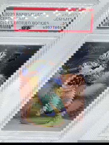 2020 Panini Select Ceedee Lamb Certified RC PSA 10