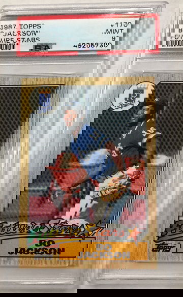 1987 Topps Bo Jackson Future Stars PSA 9