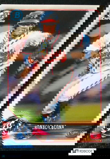 2018 Bowman Chrome Prospect RONALD ACUNA JR. #BCP-1 ATLANTA BRAVES