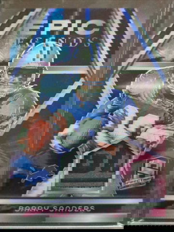 2024 Spectra Barry Sanders Nebula Epic Legends Materials Tag 1/2