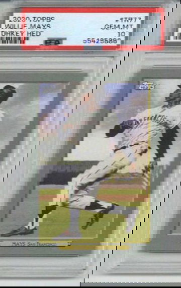 2020 TOPPS TURKEY RED WILLIE MAYS CARD SAN FRANCISCO GIANTS PSA 10 LOW POP