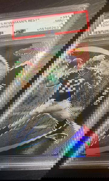 2003 Bowmans Best Tom Brady PSA 9