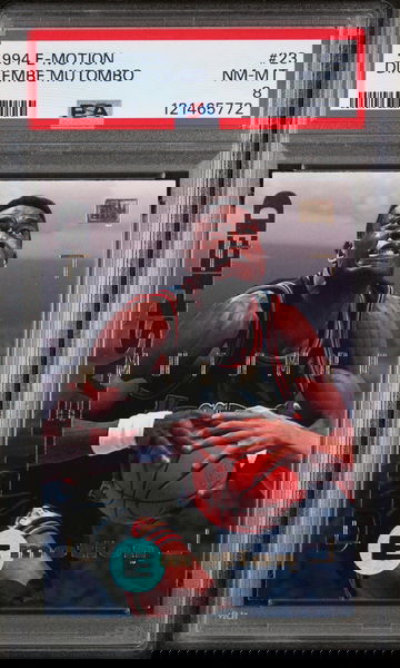 1994 E-Motion Dikembe Mutombo #23 PSA 8