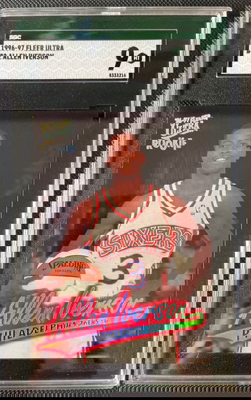 1996 Fleer Ultra #82 Allen Iverson