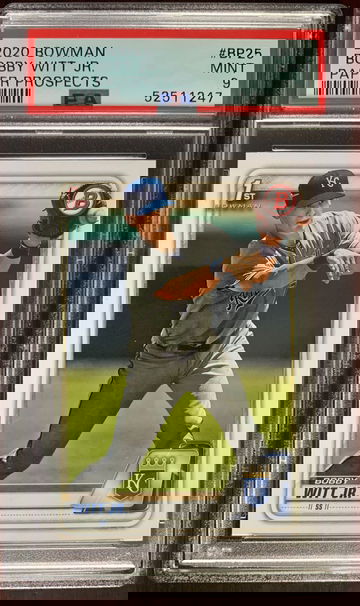 2020 Bowman Bobby Witt Jr. PSA 9 Mint