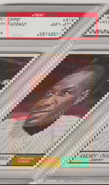 1961 Topps #319 Valmy Thomas PSA 7 (Near Mint-Mint)