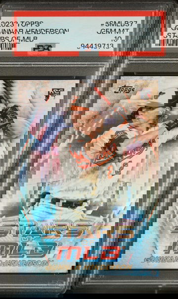 2023 Topps Stars of MLB Gunnar Henderson #SMLB37 RC PSA 10