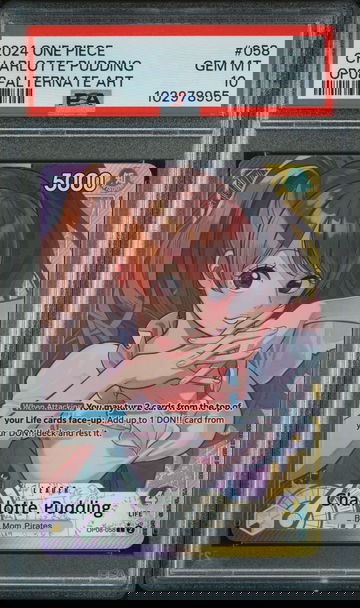 2024 One Piece Two Legends Op08-Alternate Art Charlotte Pudding #58 PSA 10