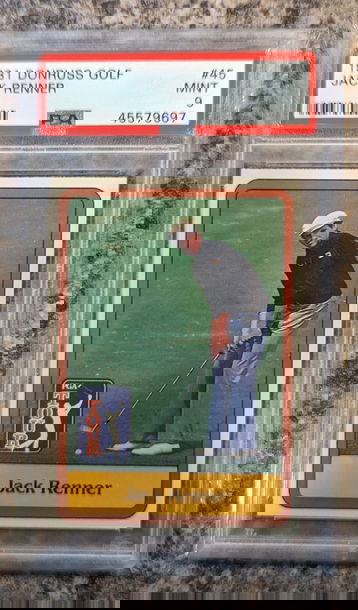 1981 Donruss Jack Renner PSA 9 Golf