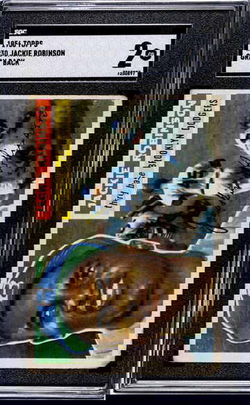 1956 Topps Jackie Robinson SGC 2