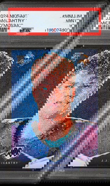 2024 Panini Mosaic Micro Mosaic JJ Mccarthy #MMJJM PSA 9