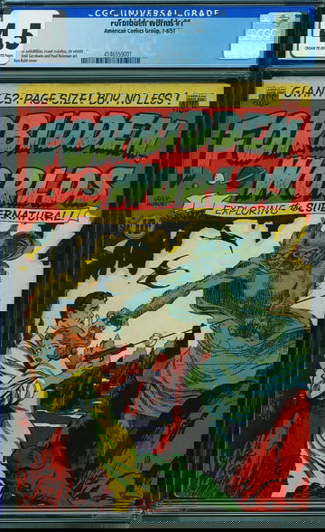 FORBIDDEN WORLDS #1, CGC 4.5 VG+ -- Frank Frazetta