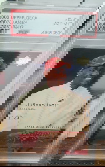 2003 Upper Deck LeBron James LeBron's Diary ROOKIE #LJ5 PSA 8 