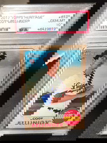 2017 Topps Heritage Cody Bellinger Psa 10