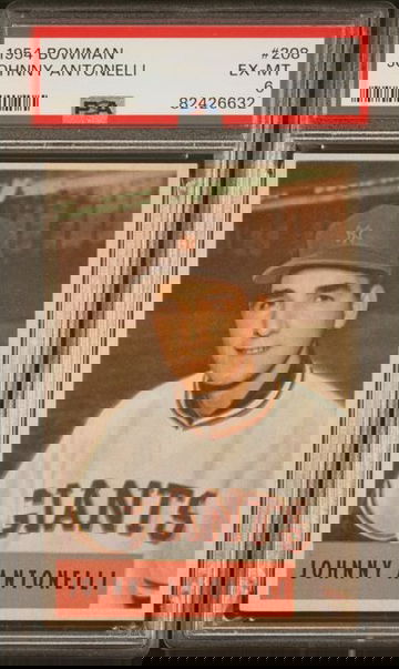 1954 Bowman Johnny Antonelli #208 PSA 6 [BL-3.33]