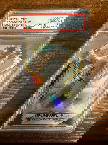 2022 Topps Diamonds Greats Die-Cut #DGDC71 Ken Griffey Jr PSA 10
